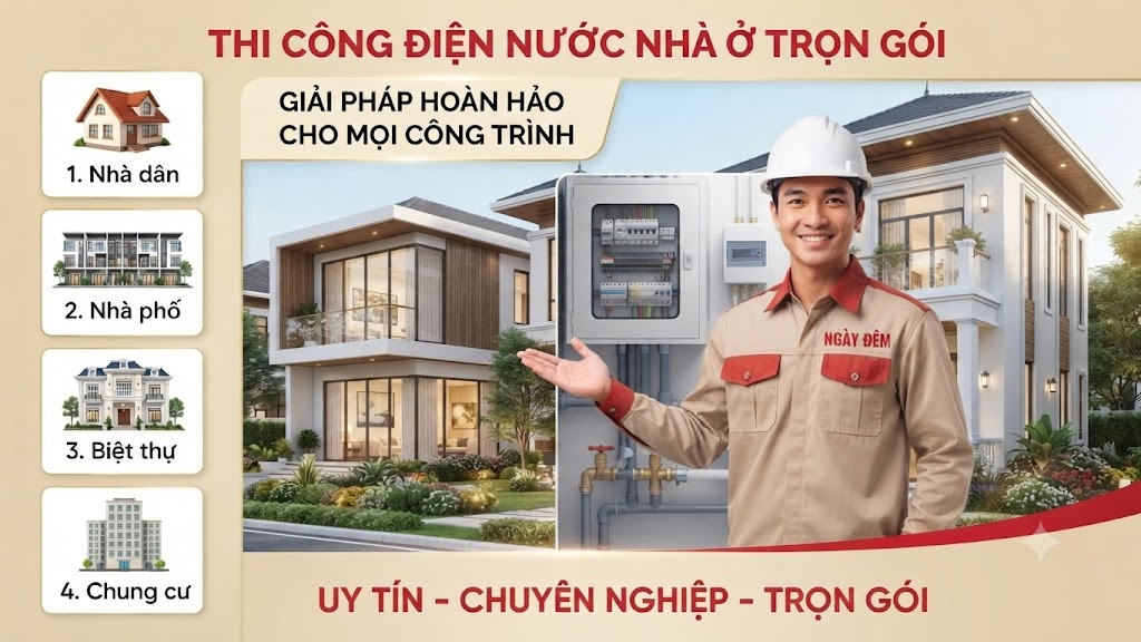công ty thi công điện nước nhà ở