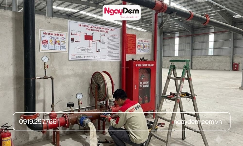 thi công điện nước nhà xưởng đảm bảo an toàn