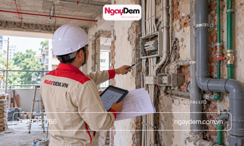 cải tạo điện nước tại Ba Đình