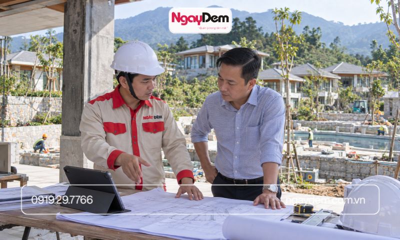 thi công điện nước ba vì