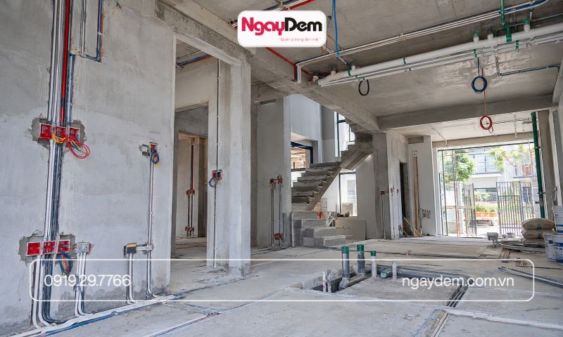 Công trình hoàn thiện hệ thống điện nước tại Đan Phượng