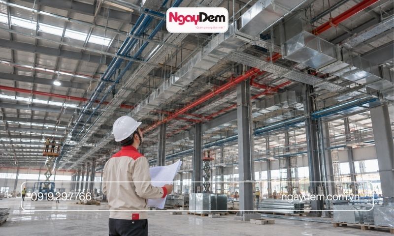 thi công điện nước ở đông anh