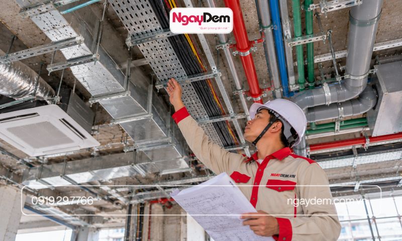 Cải tạo hệ thống điện nước tại công trình cũ ở Đống Đa