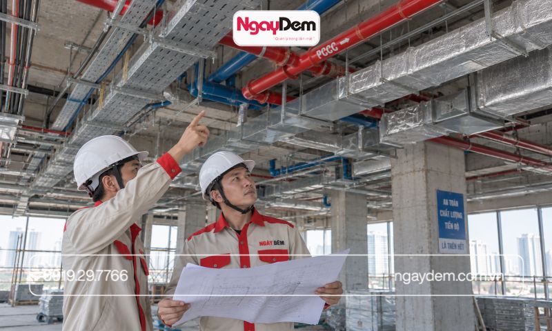 thi công điện nước tại Hà Đông