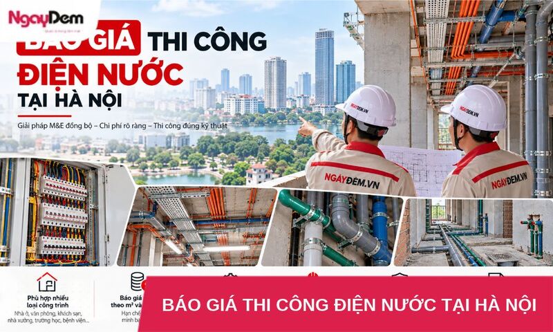 bao gia thi cong dien nuoc tai ha noi
