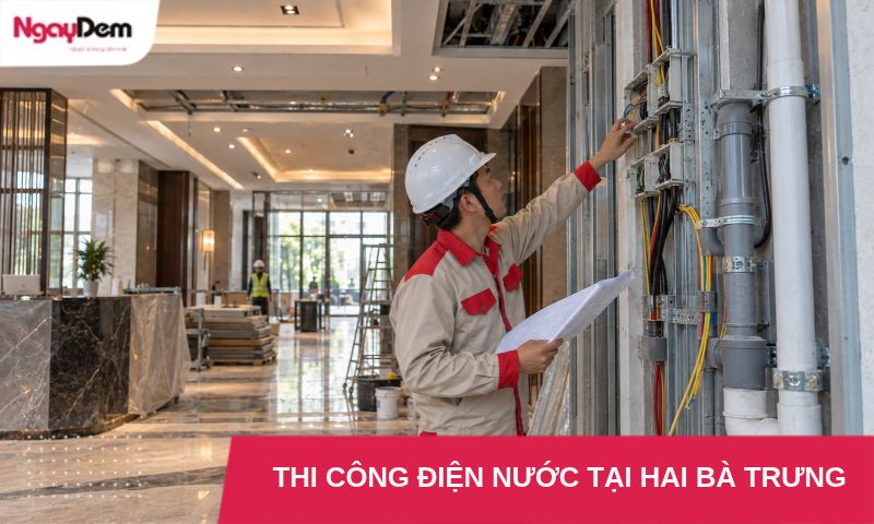 Thi công điện nước tại Hai Bà Trưng – Tối ưu cho công trình đô thị