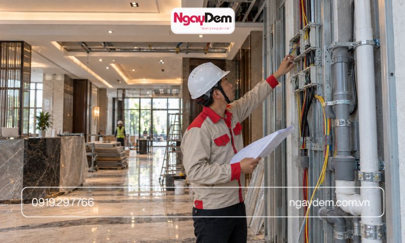 thi công điện nước ở hai bà trưng
