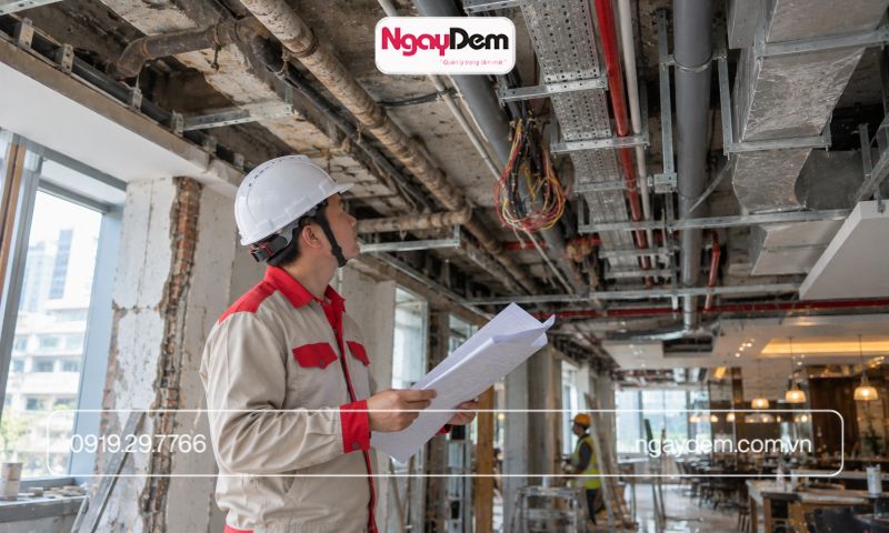 thi công cải tạo điện nước tại hai bà trưng
