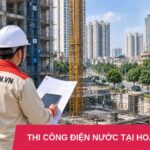 thi cong dien nuoc tai hoang mai