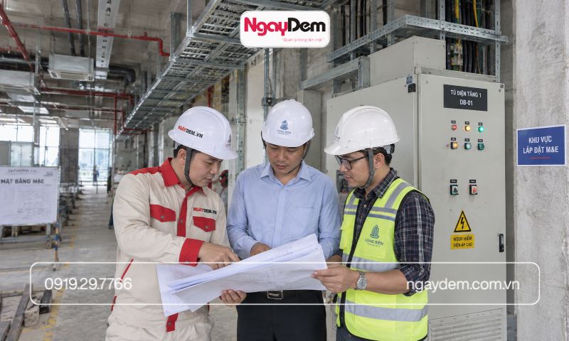 thi công điện nước long biên trọn gói