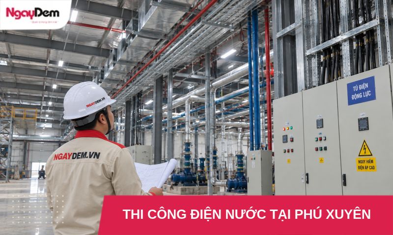 thi cong dien nuoc tai phu xuyen