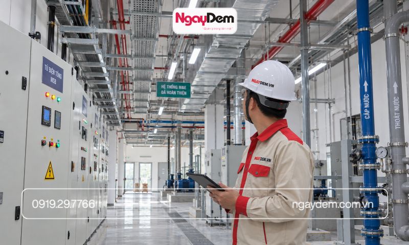 thi công điện nước tại sơn tây