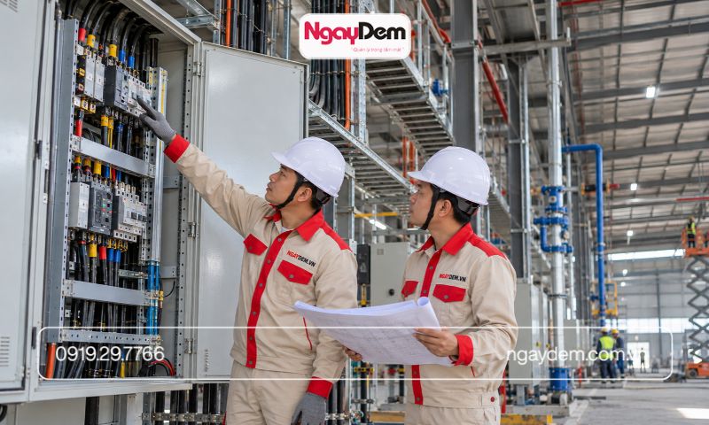 thi công điện nước tại thanh trì