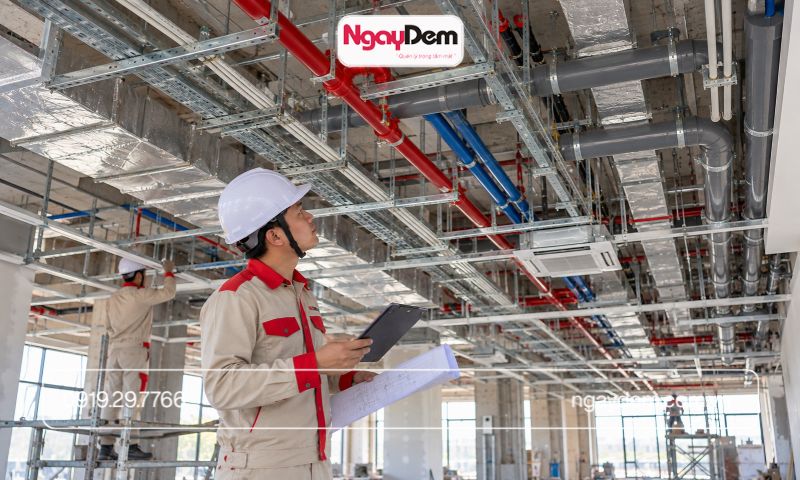 thi công điện nước ở thanh trì