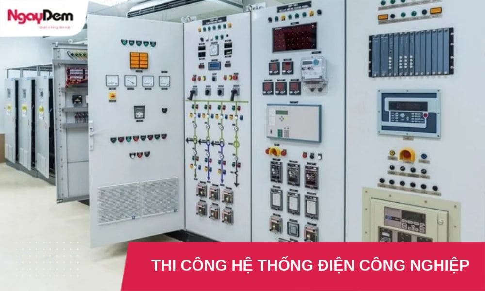thi công hệ thống điện công nghiệp