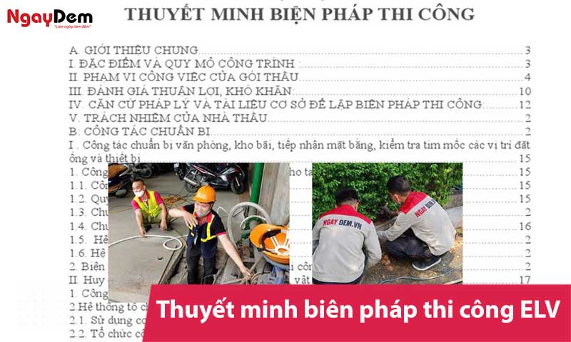 Thuyết minh biện pháp thi công hệ thống điện nhẹ