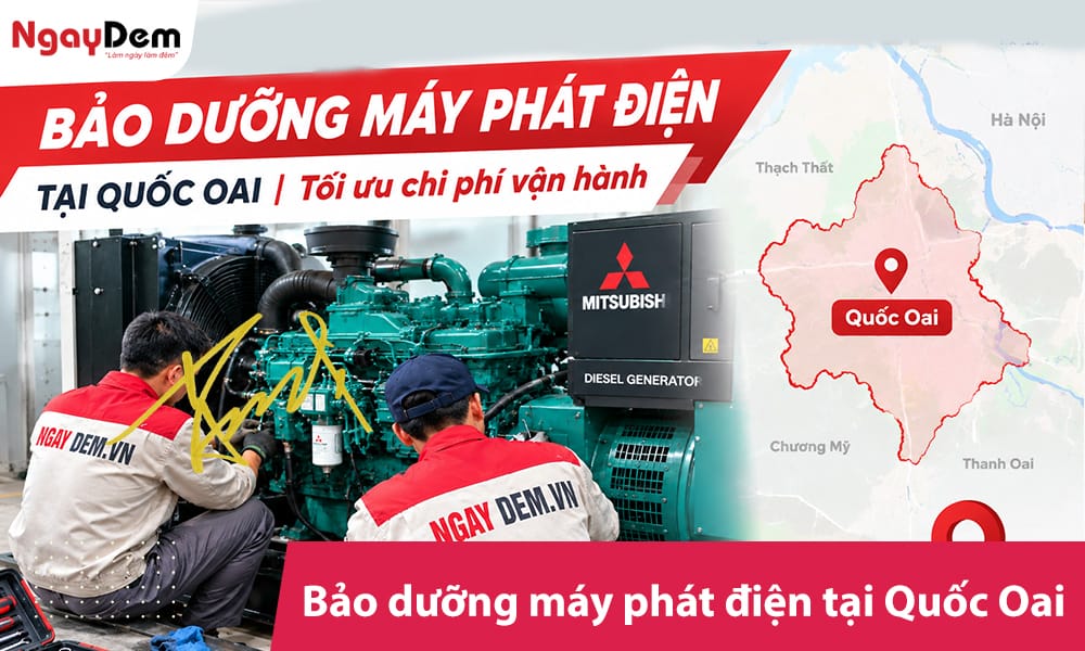 Bảo dưỡng máy phát điện tại Xuân Mai – Tối ưu chi phí vận hành