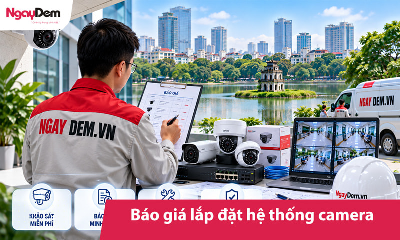 Báo giá lắp đặt hệ thống camera trọn gói tại Hà Nội