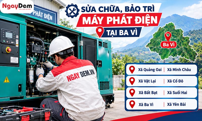 Nhận bảo dưỡng sửa chữa máy phát điện tại Ba Vì toàn bộ khu vực Dịch vụ bảo trì máy phát điện tại Ba Vì| Miễn phí khảo sát
