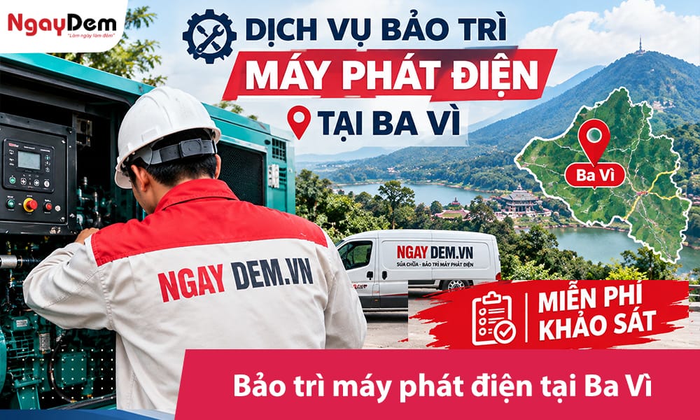 Dịch vụ bảo trì máy phát điện tại Ba Vì| Miễn phí khảo sát
