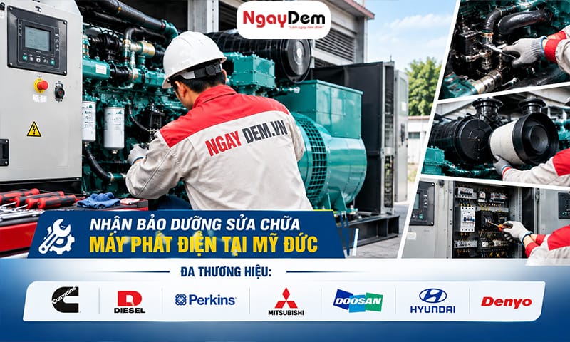 Sửa chữa, bảo dưỡng máy phát điện tại Mỹ Đức với mọi hãng trên thị trường Bảo trì máy phát điện tại Mỹ Đức | Nhận xử lý mọi dòng máy
