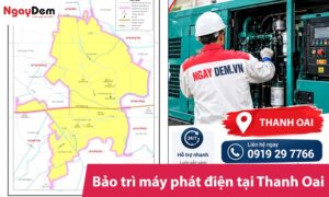Dịch vụ bảo trì máy phát điện tại Thanh Oai – Giảm sự cố, tăng tuổi thọ máy