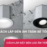 cach lap dat den led am tran be tong
