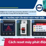 Cách reset máy phát điện nhanh tại chỗ, không cần thợ