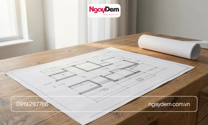 cách tính m2 thi công điện nước