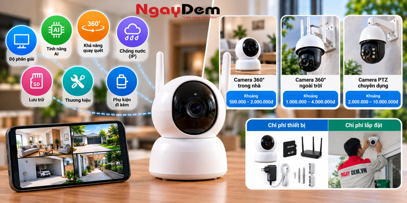 Camera 360 độ là gì? Ưu nhược điểm & cách chọn Camera 360 độ là gì? Ưu nhược điểm & cách chọn