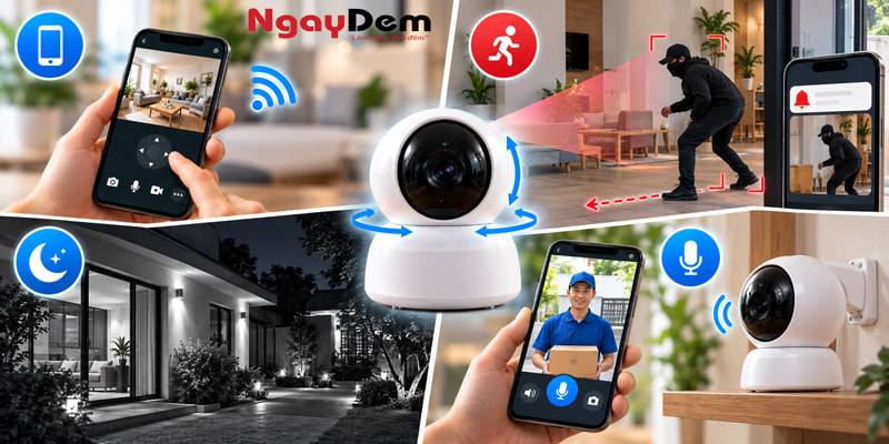 Camera 360 độ là gì? Ưu nhược điểm & cách chọn Camera 360 độ là gì? Ưu nhược điểm & cách chọn