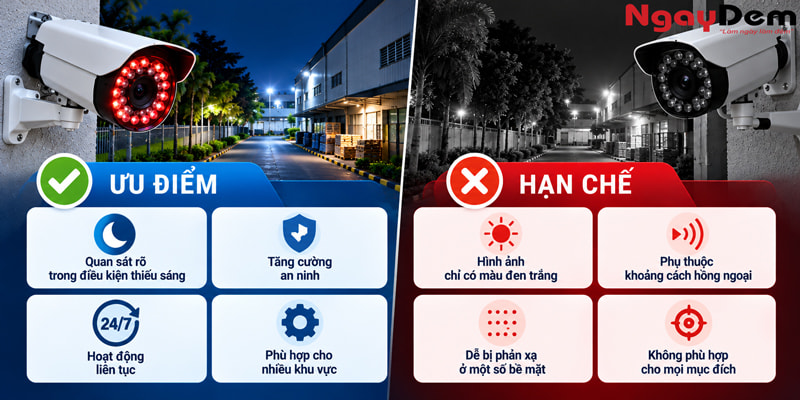Camera hồng ngoại là gì? Cấu tạo, ưu nhược điểm Camera hồng ngoại là gì? Cấu tạo, ưu nhược điểm