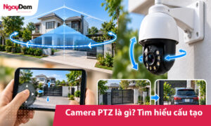 Camera PTZ là gì? Tìm hiểu cấu tạo & ưu nhược điểm