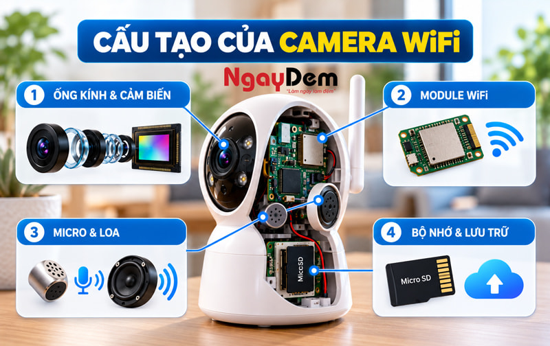 Camera Wifi là gì? Cấu tạo, ưu nhược điểm & cách chọn