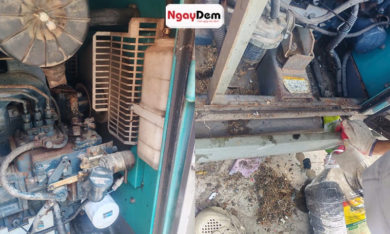 Kiểm tra, loại bỏ dầu máy đã qua sử dụng ở đáy bình nhiên liệu/hệ thống lọc thay mới, giúp động cơ hoạt động bền bỉ Dự án bảo trì máy phát điện cho công ty EDH