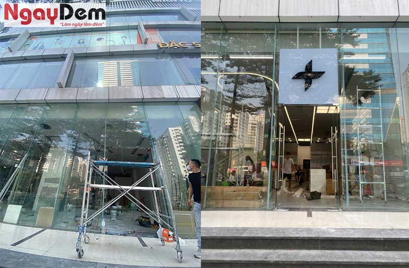 Dự án thi công Cơ điện showroom ONOFF Lê Văn Lương