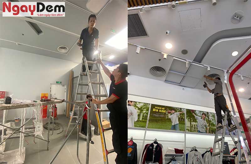 Dự án thi công Cơ điện showroom ONOFF Lê Văn Lương