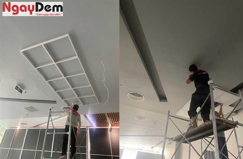 Dự án thi công Cơ điện showroom ONOFF Lê Văn Lương