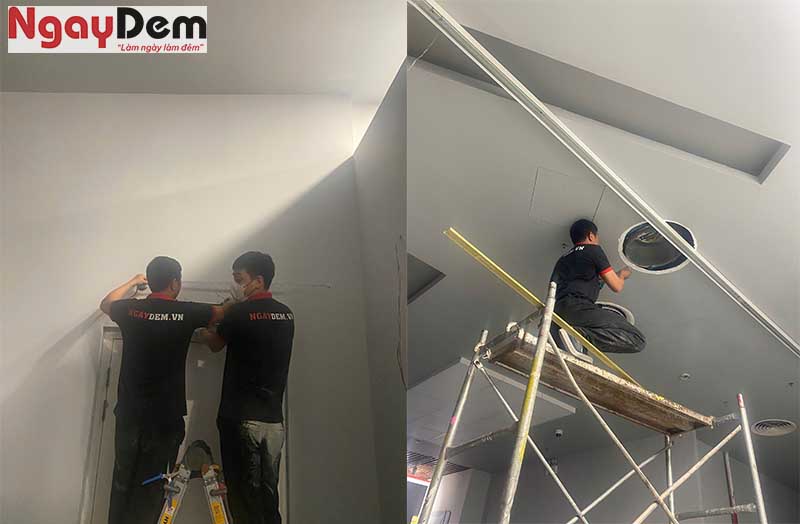 Dự án thi công Cơ điện showroom ONOFF Lê Văn Lương