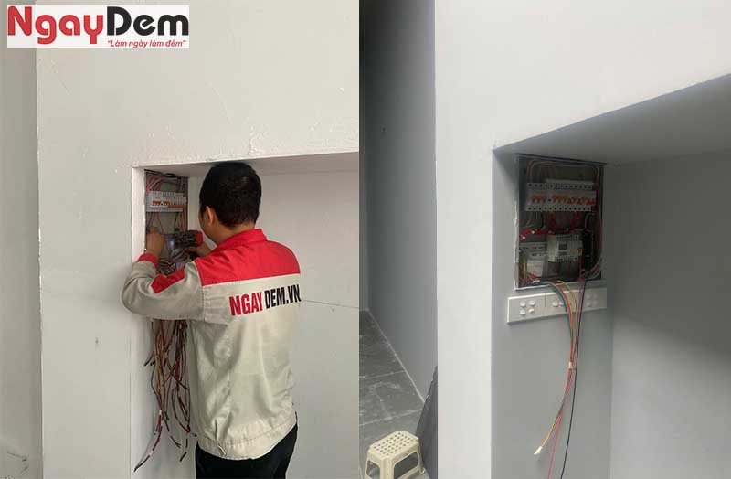 Dự án thi công Cơ điện showroom ONOFF Lê Văn Lương