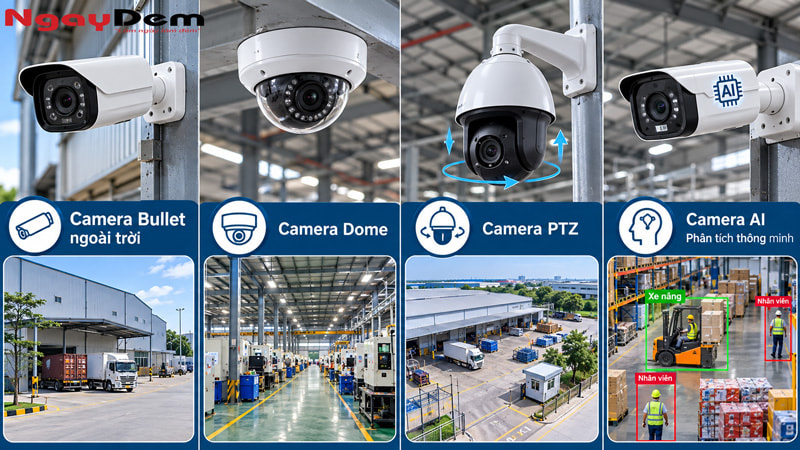 Top 3 công ty tư vấn lắp camera giám sát nhà xưởng