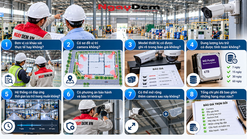 Top 3 công ty tư vấn lắp camera giám sát nhà xưởng