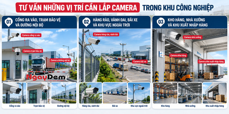 Tư vấn giải pháp lắp đặt camera cho khu công nghiệp