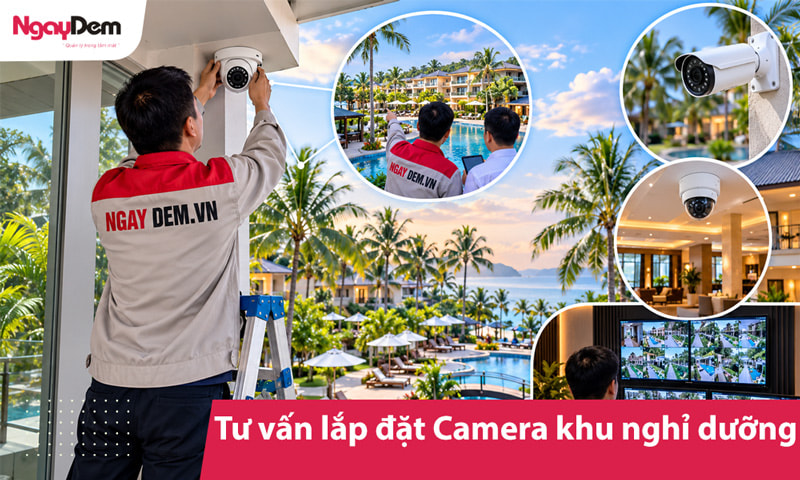 Tư vấn lắp đặt Camera cho khu nghỉ dưỡng chi phí trọn gói