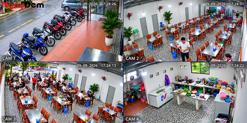 Tư vấn lắp đặt Camera cho quán nhậu báo giá trọn gói