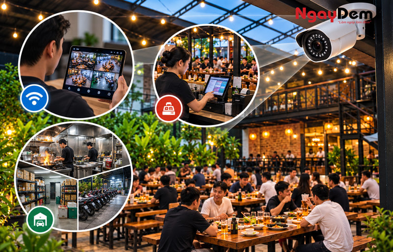 Tư vấn lắp đặt Camera cho quán nhậu báo giá trọn gói