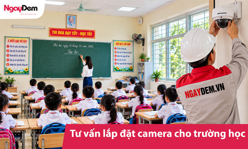 Tư vấn thi công lắp đặt camera trường học trọn gói ở Hà Nội