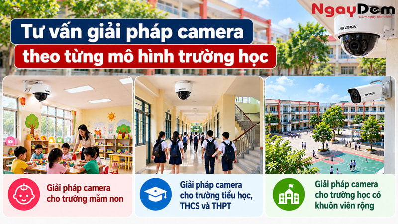 Tư vấn thi công lắp đặt camera trường học trọn gói ở Hà Nội
