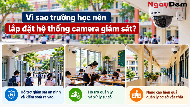 Tư vấn thi công lắp đặt camera trường học trọn gói ở Hà Nội