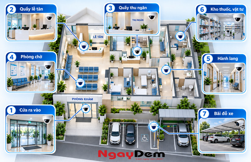 Tư vấn lắp đặt Camera phòng khám Tư vấn lắp đặt Camera phòng khám